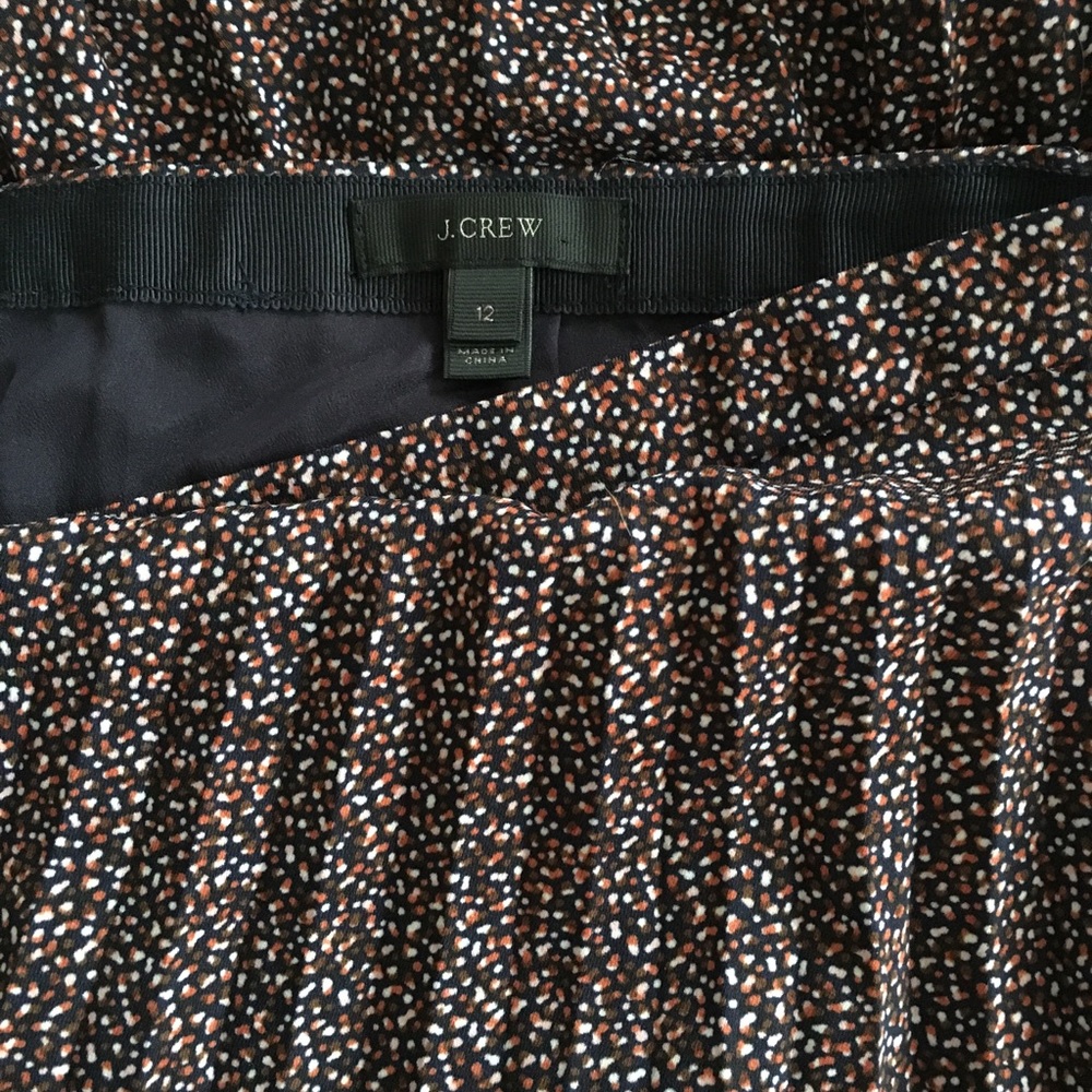 J. Crew pleated midi skirt